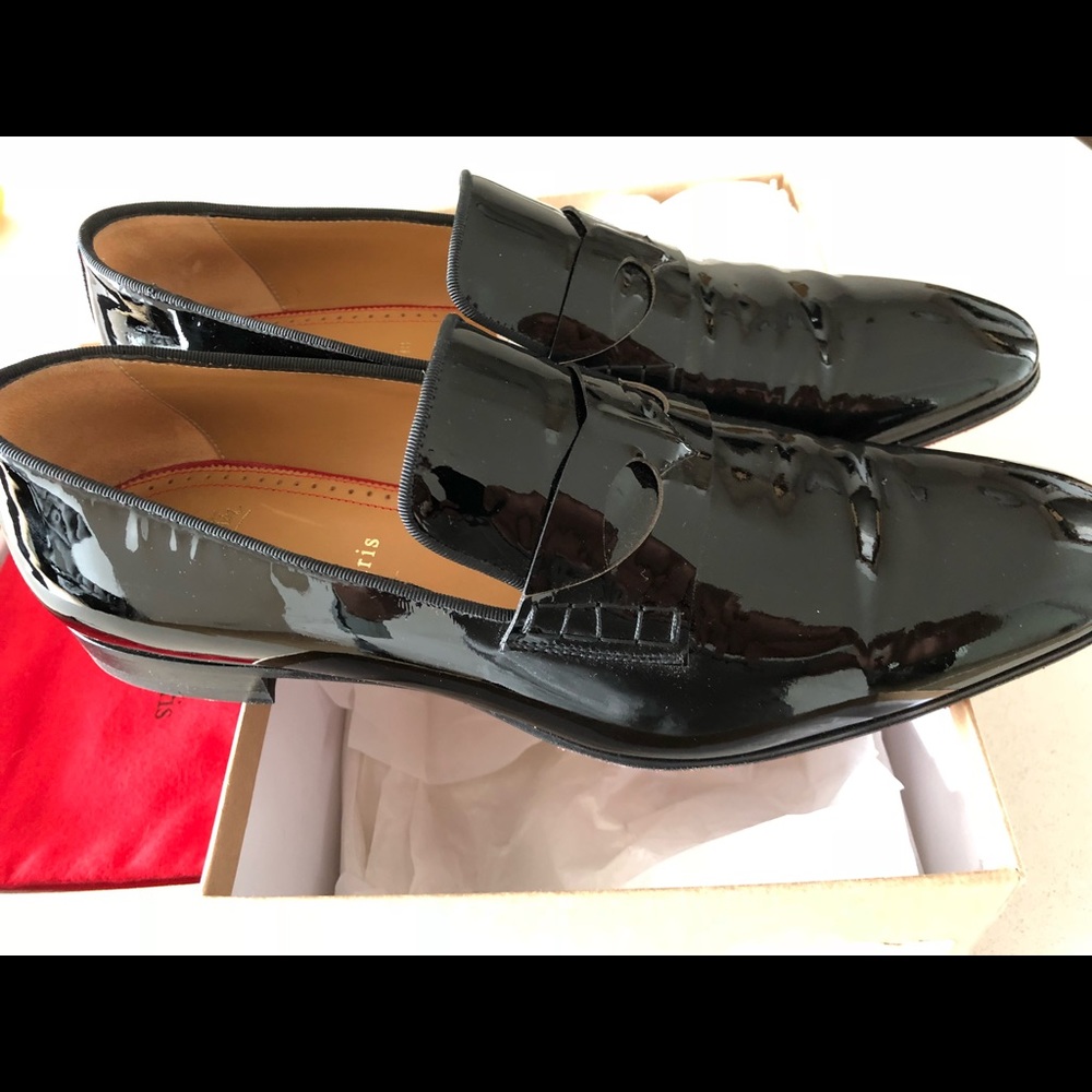 Christian Louboutin patent leather shoes